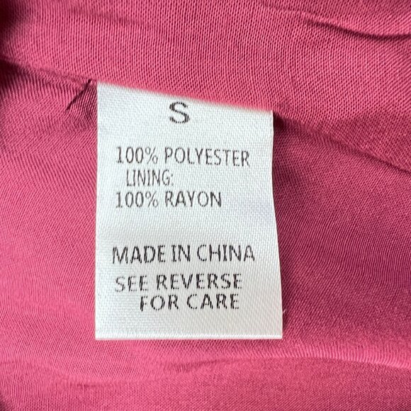 Wishlist Apparel Floral Wrap Dress Adjustable Straps Ruffled Hem Size Small - Picture 10 of 11